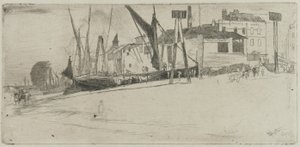 Chelsea Wharf, 1863 - James Abbott McNeill Whistler